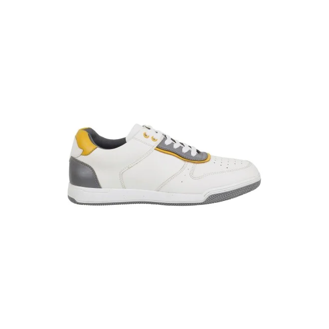 Men White-Grey Casual Sneakers